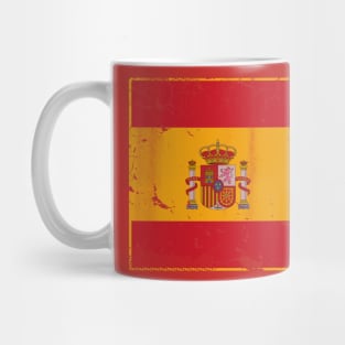 Vintage Flag Of Spain Mug